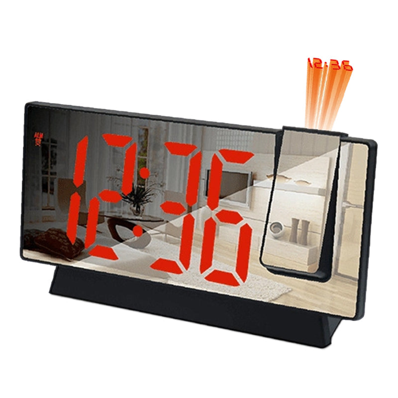 LumoTime – LED-spiegelprojectiewekker | 50% KORTING