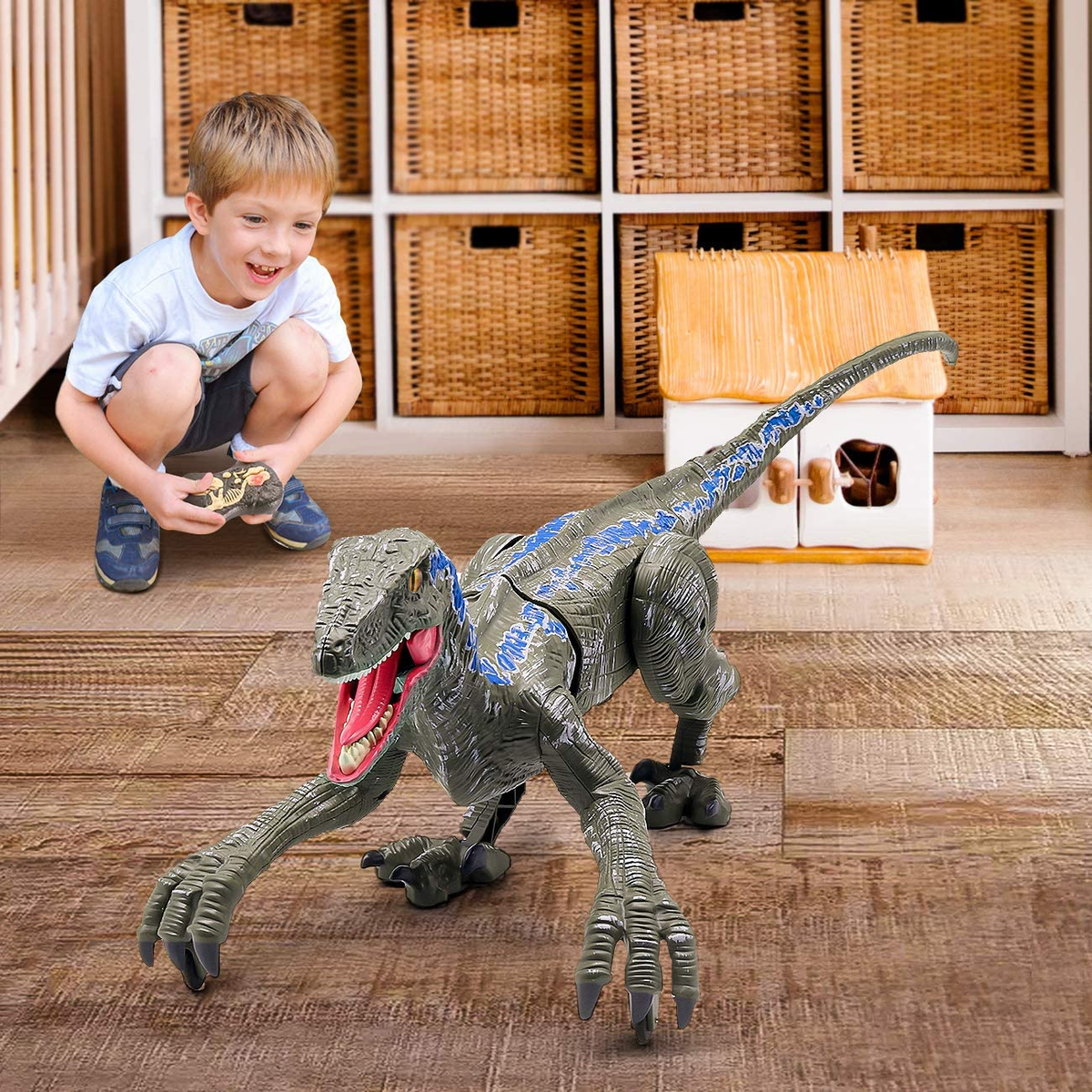 DinoRex – Realistische op afstand bestuurbare dinosaurus | 50% KORTING