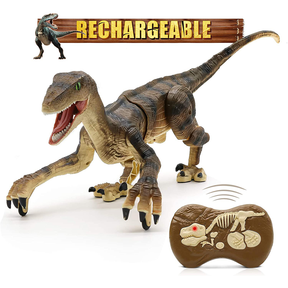 DinoRex – Realistische op afstand bestuurbare dinosaurus | 50% KORTING