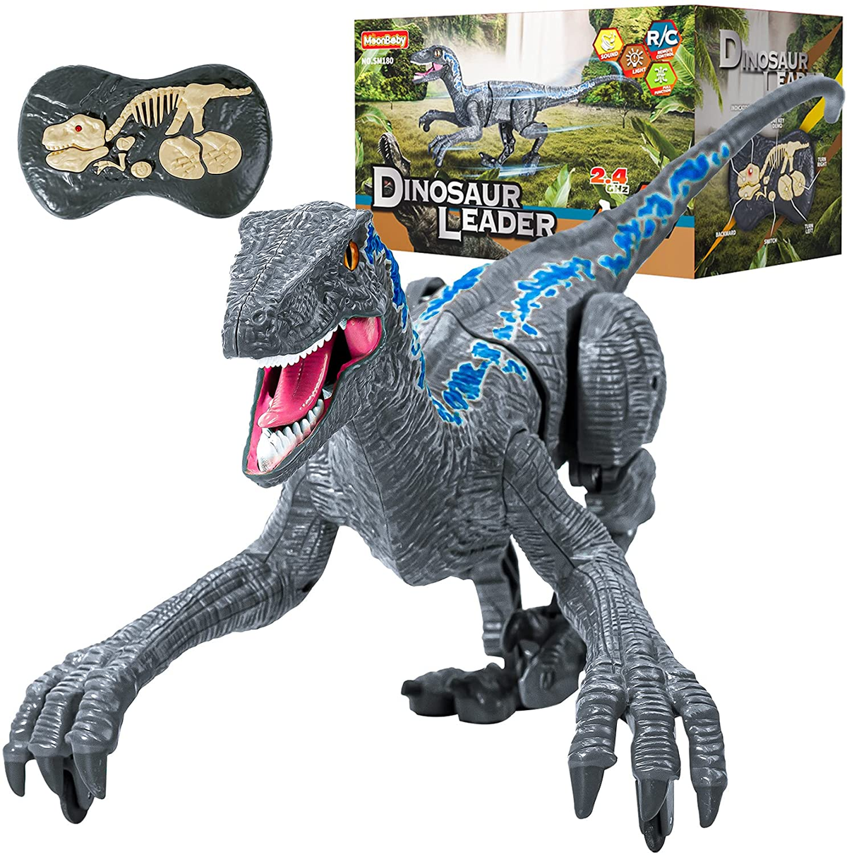 DinoRex – Realistische op afstand bestuurbare dinosaurus | 50% KORTING
