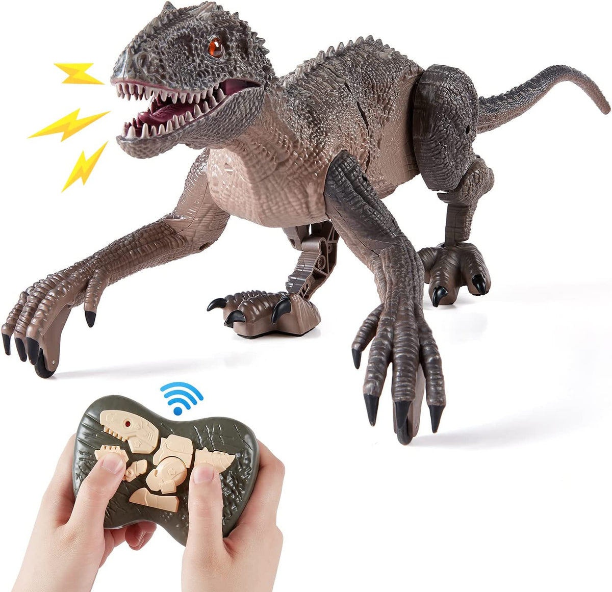 DinoRex – Realistische op afstand bestuurbare dinosaurus | 50% KORTING